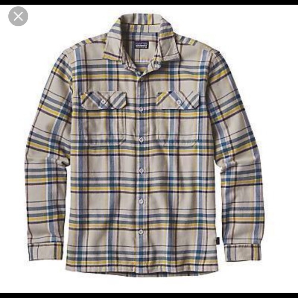 Patagonia long-sleeve Fjord Flannel shirt. L